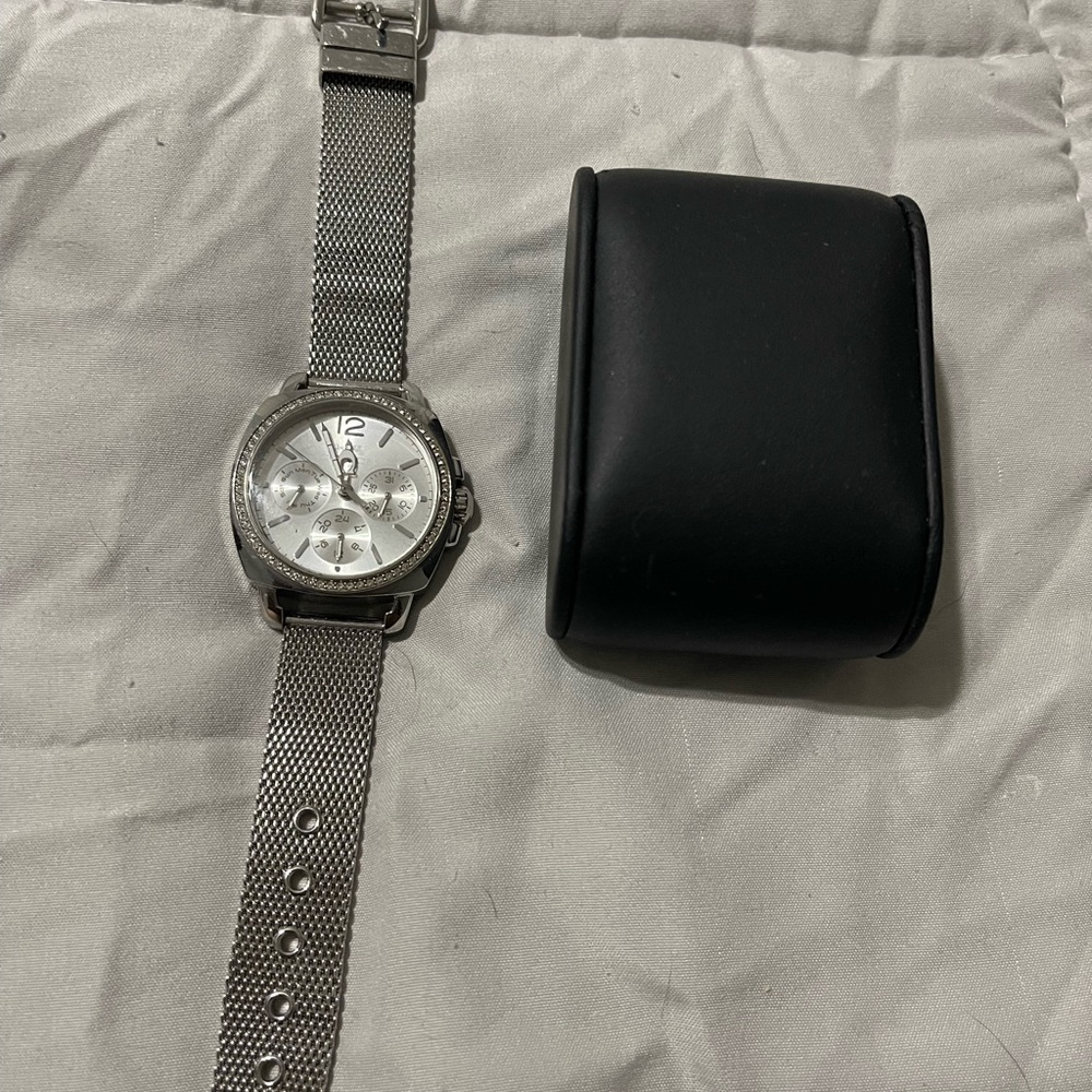 Coach Silver Mesh women watch